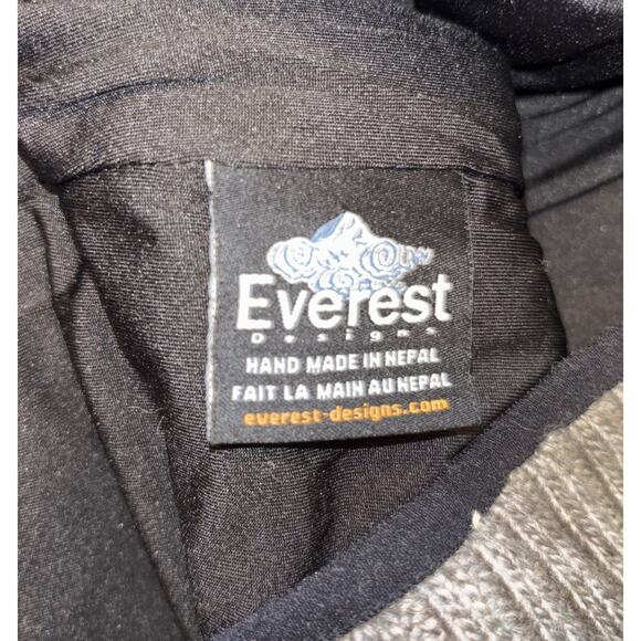 Everest Designs Wool Skirt Gray Nordic Fair Isle Medium M Lined - Picture 4 of 9